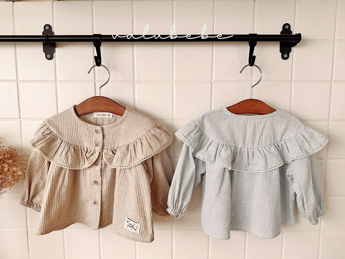 正韓春valu_bebe 兩色翻領上衣