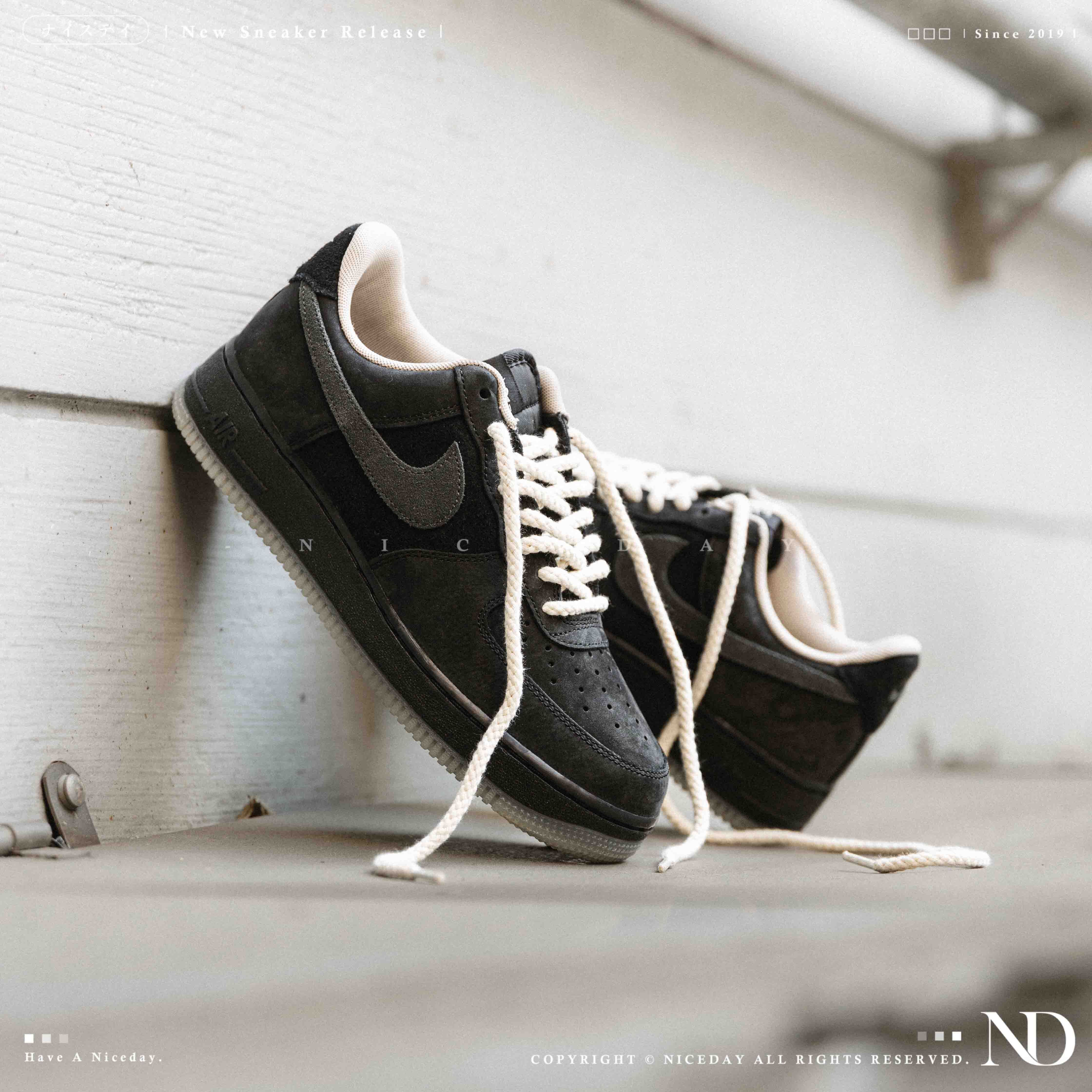 NICEDAY 代購 Nike Air Force 1 灰黑 黑武士 黑灰 灰狼 深灰 鐵灰 麂皮 冰底 IQ9791-001