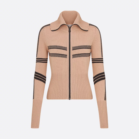 1EU0114-006 [DIOR] DiorAlps Mock Neck Cardigan Pink #144G60AM134_X4894 (C-EU-E)