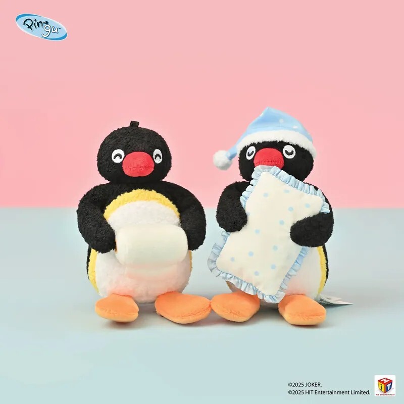 KTQ STORE ‧ Pingu 企鵝公仔 正版授權 夥伴系列 吊飾 娃娃 鑰匙圈