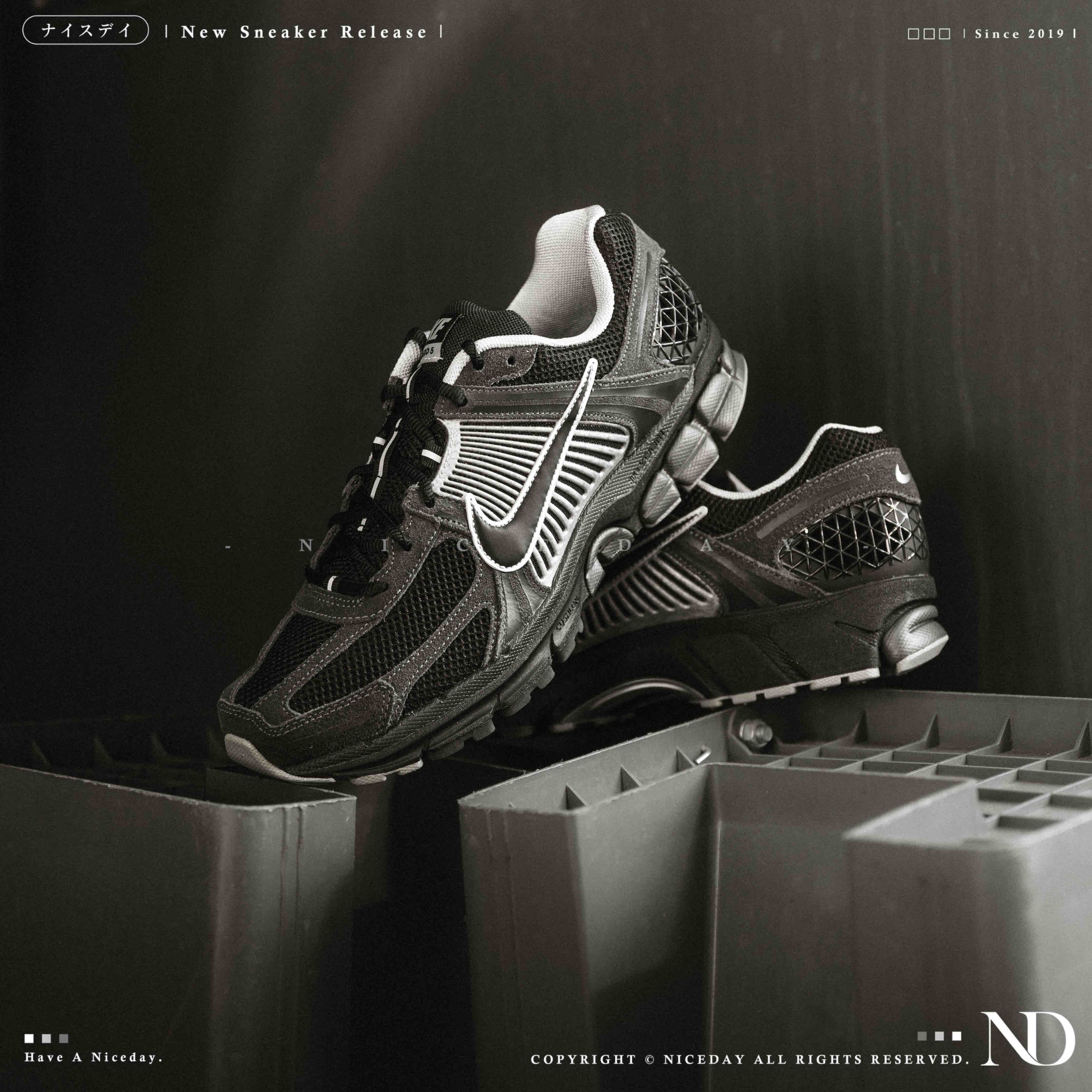NICEDAY 現貨 Nike Vomero 5 黑 黑灰 黑魂 石灰 復古 男鞋 HF1553-006