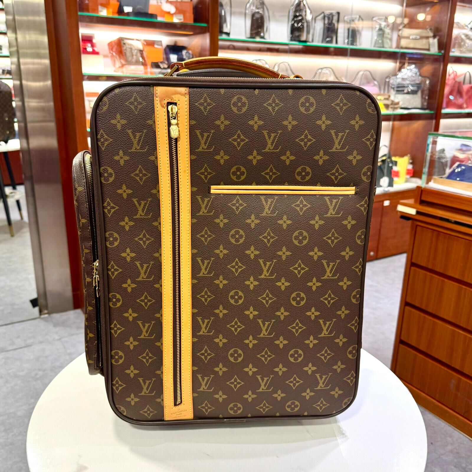 98%NEW Louis Vuitton Monogram Suitcase Trolley 45 LV行李箱 MONOGRAM #香榭站正品