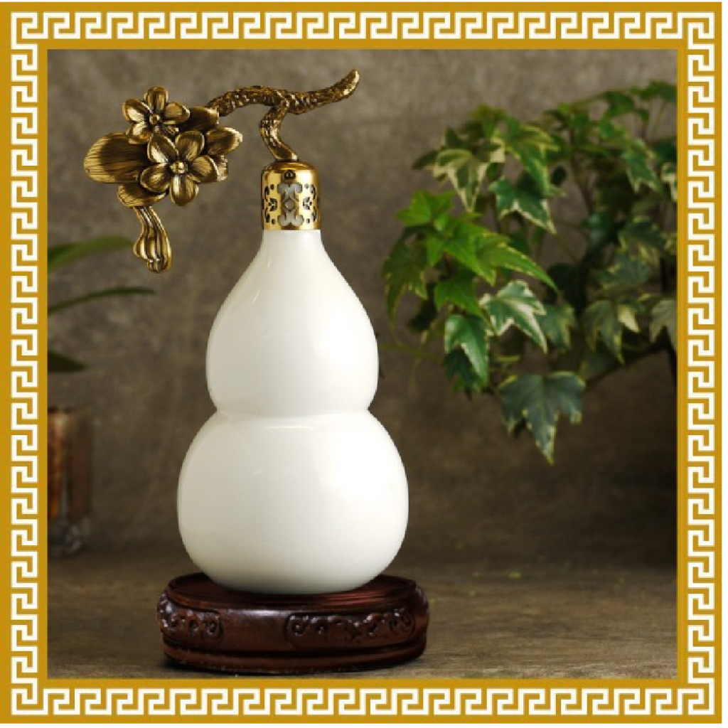 OTH-LLG0116-019 萬代昌盛白玉葫蘆 (A19)