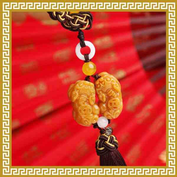 OTH-LLG0116-025 運財如意貔貅掛飾 (A25)