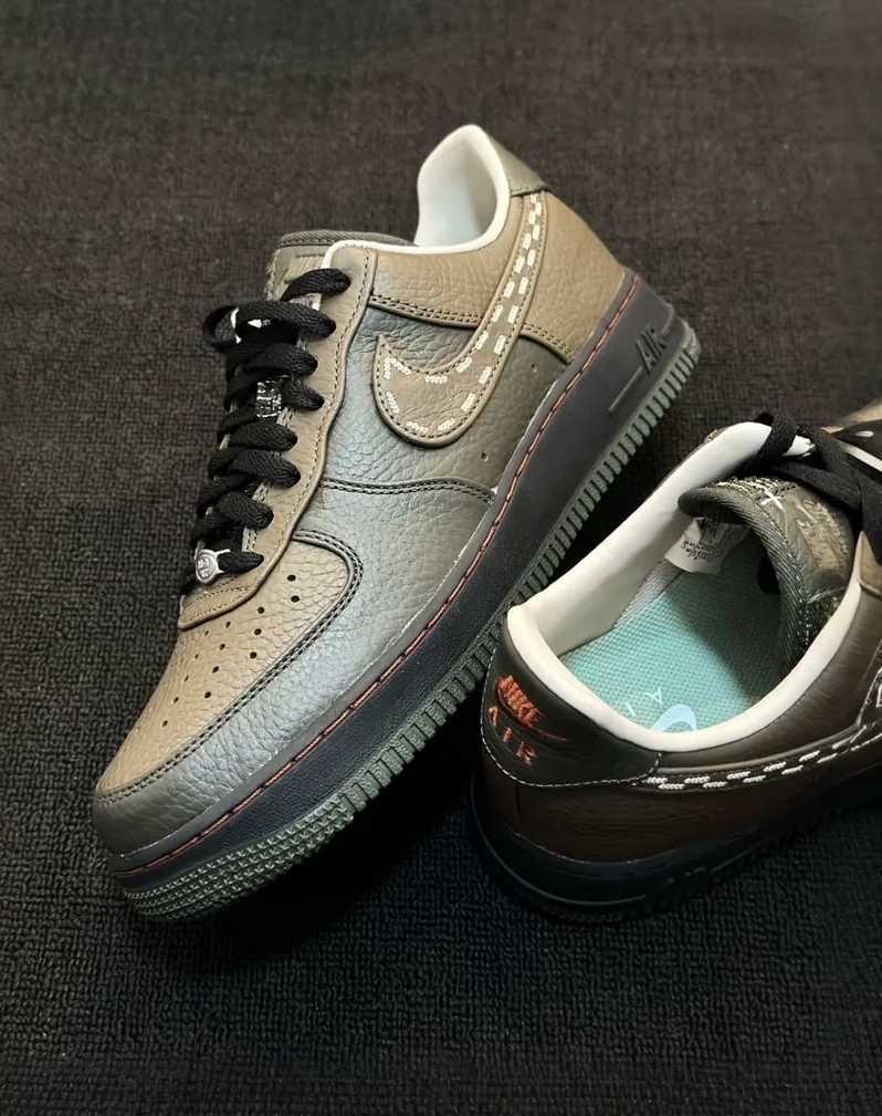 Nike Air Force 1 "Sequoia" AF1 棕綠 縫線 IQ1122320
