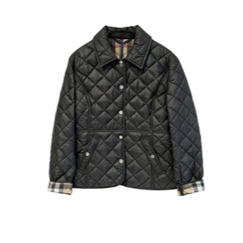 1BR0114-001 [BURBERRY] Cowthorne Original Check Quilted Jacket Black #81114591004 (C-EU-E)