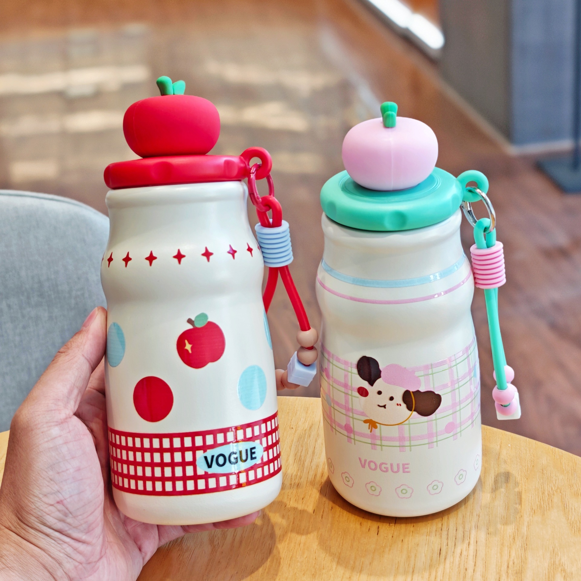 500ML Cute Round 316 Stainless Steel Insulated Bottle