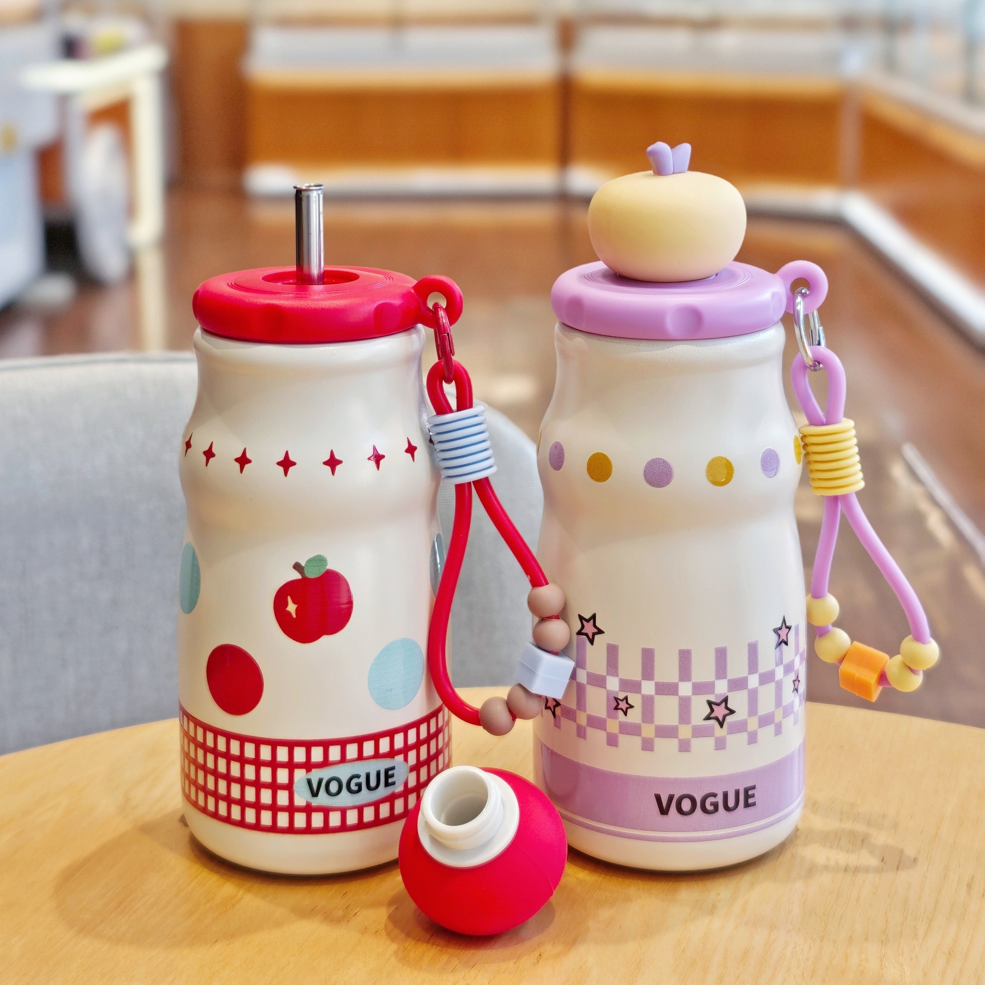 500ML Cute Round 316 Stainless Steel Insulated Bottle