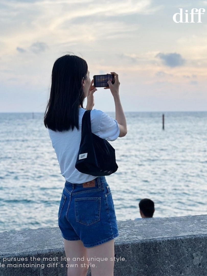 diff｜Hobo Signature Bag BLACK 流浪包經典 肩背包 托特包