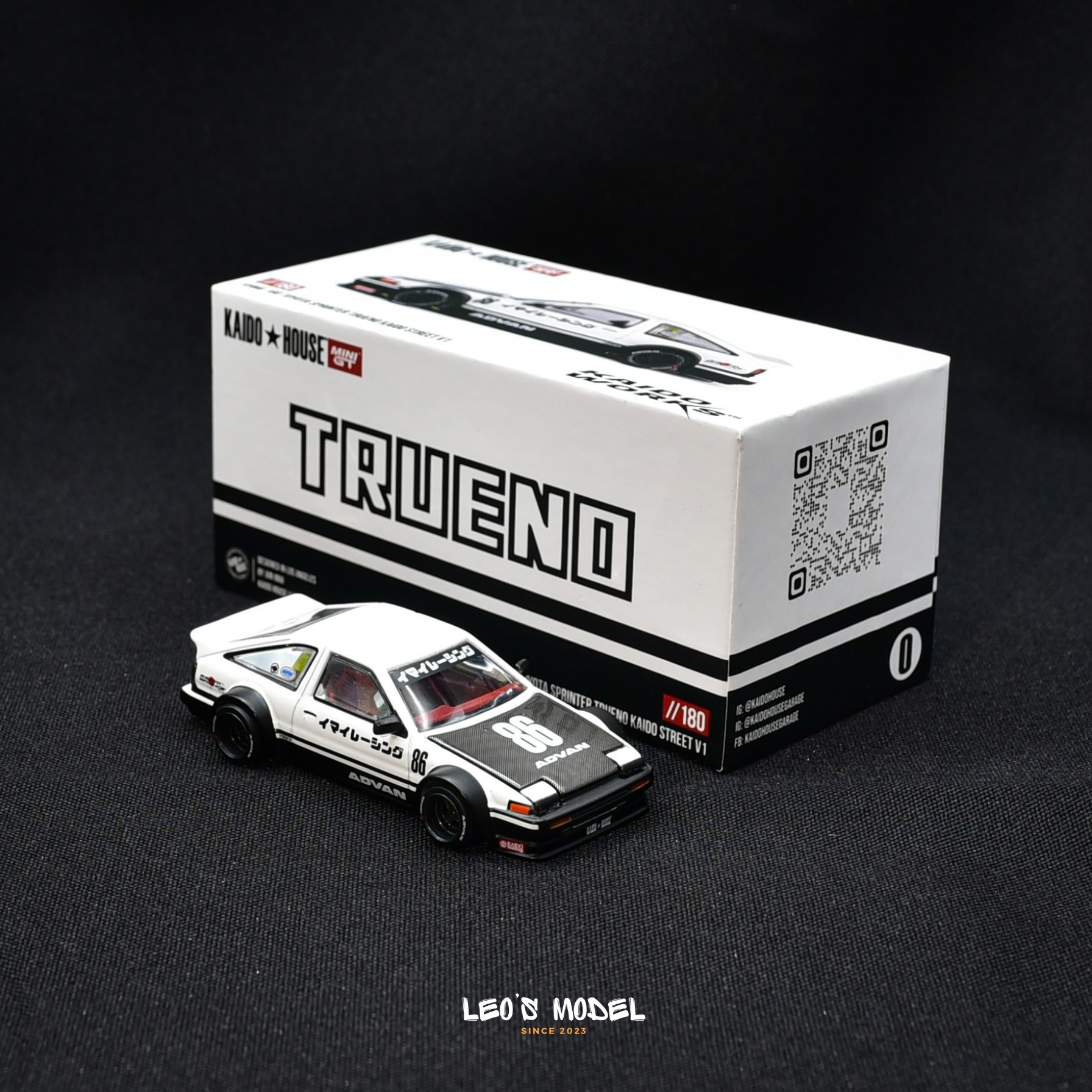 MINI GT x KAIDO HOUSE Toyota AE86 Sprinter Trueno Kaido