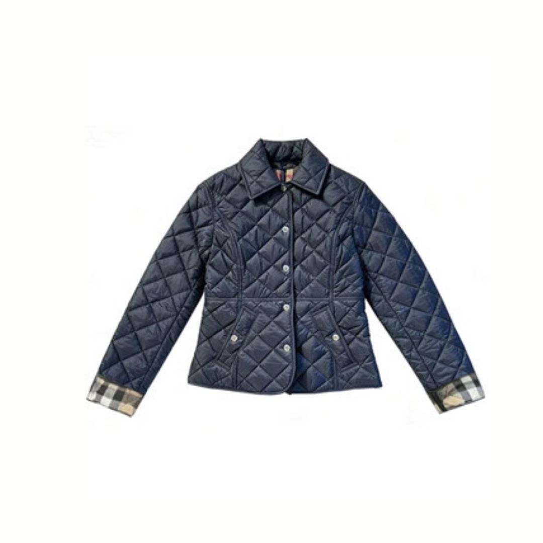1BR0114-004 [BURBERRY] Cawthorn Quilted Jacket Navy #81114561004 (C-EU-E)