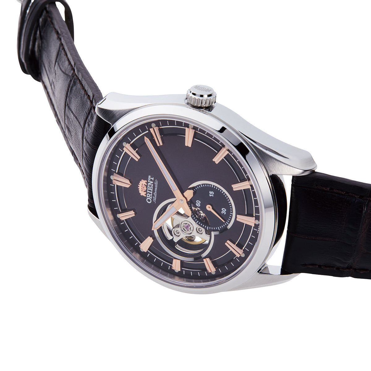 ORIENT Semi Skeleton Open Heart RA-AR0005Y