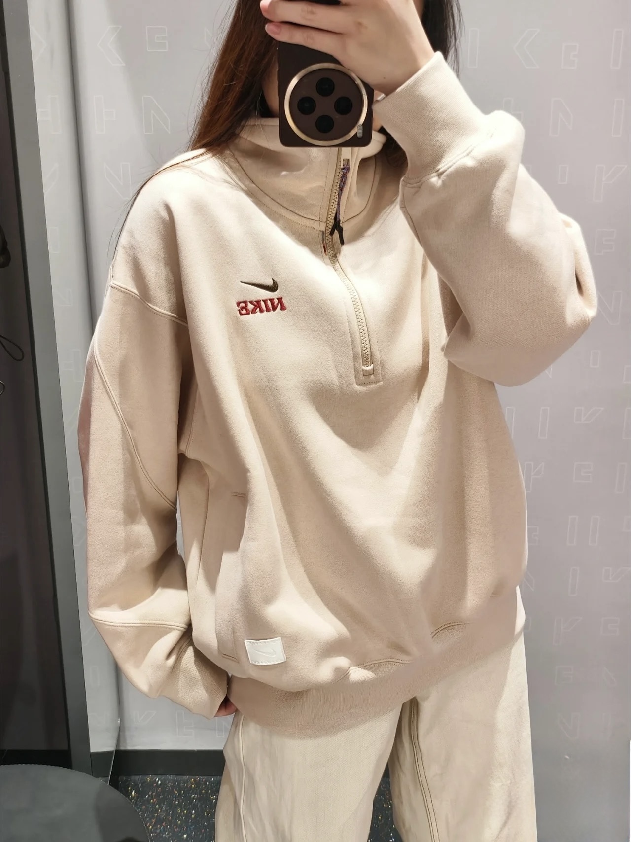 KTQ STORE ‧ Nike Sportswear "Pegasus" CNY 馬年限定半領POLO 紅IQ3708-613 奶茶IQ3708-126