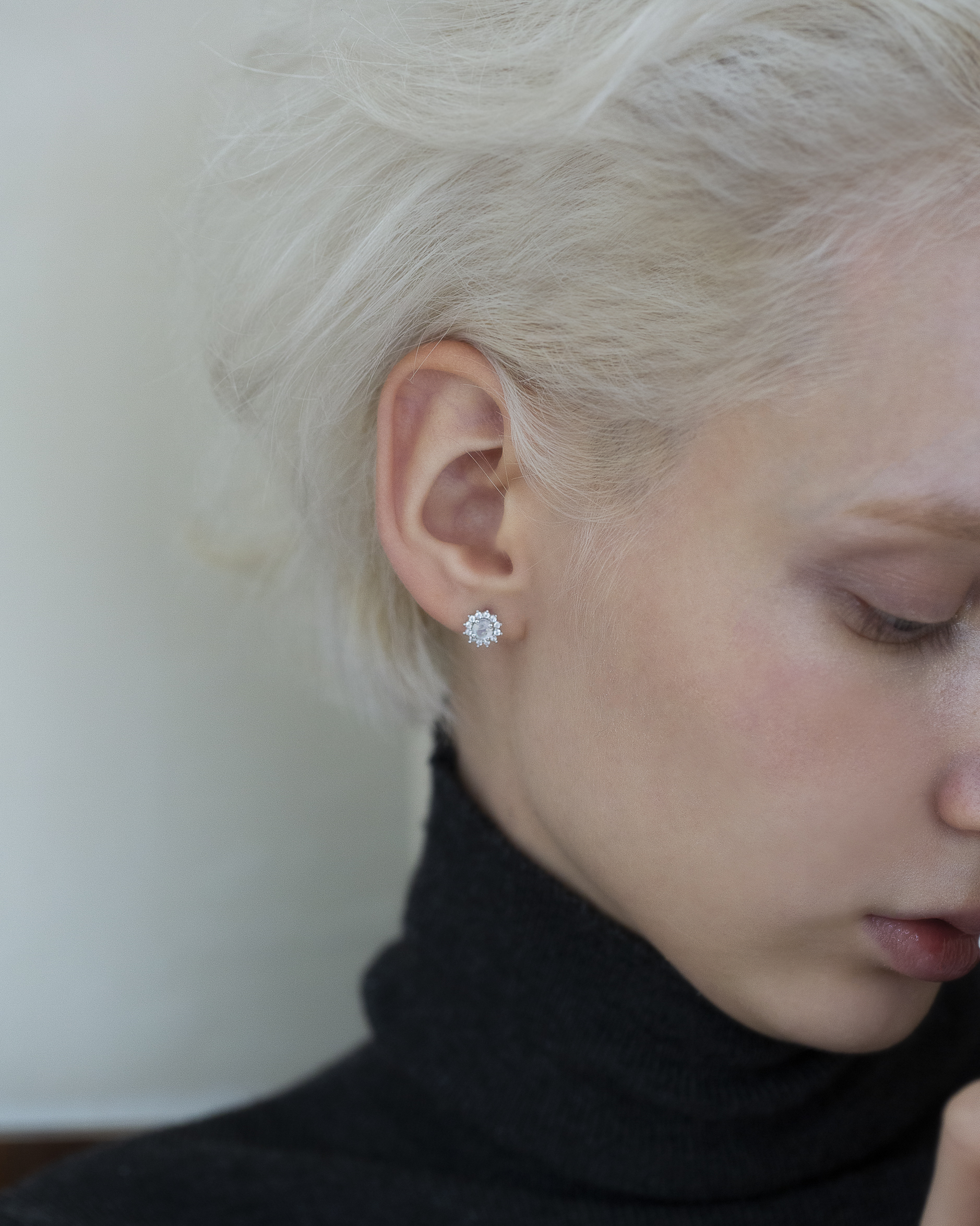 Atmos｜月光石耳環 (限量)