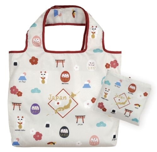 JP 超潑水起緣物密集式環保袋 米色 2361 TK260114