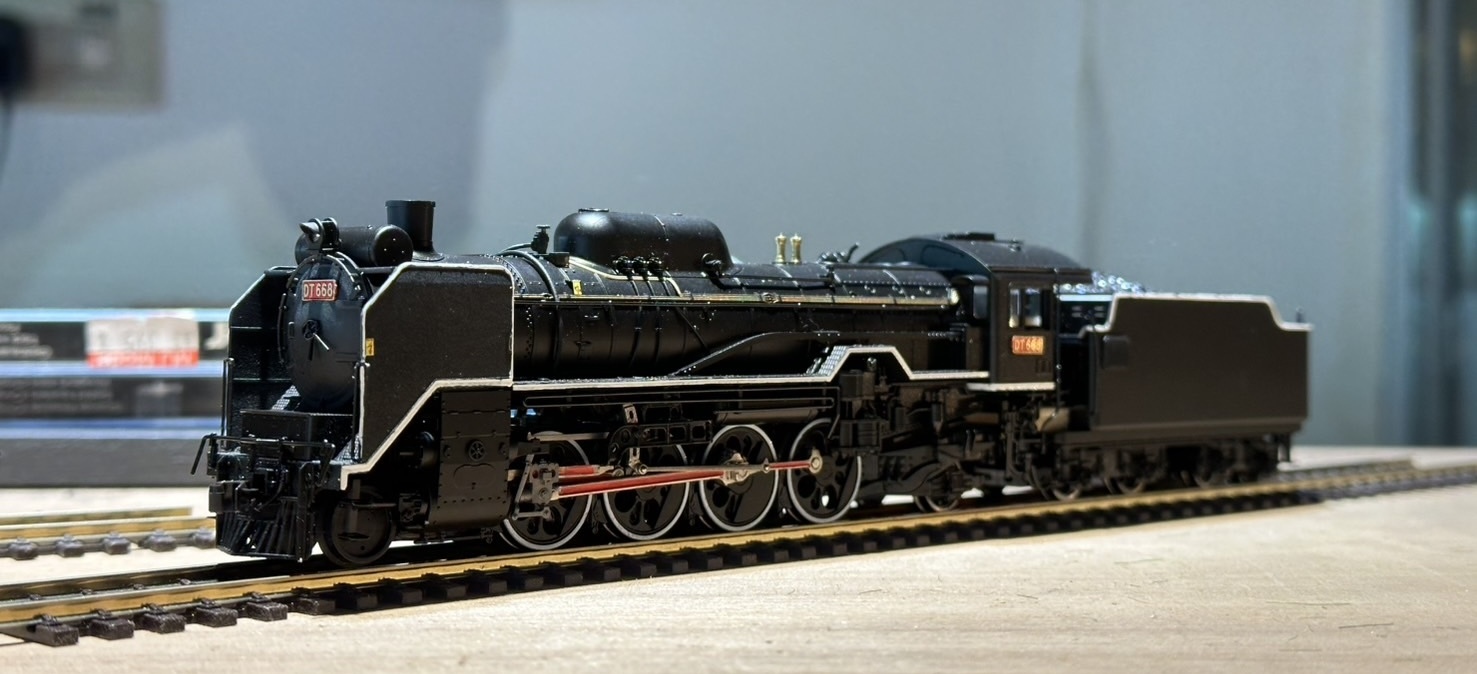 Kato HO規 D51改裝版 DT668 類比版