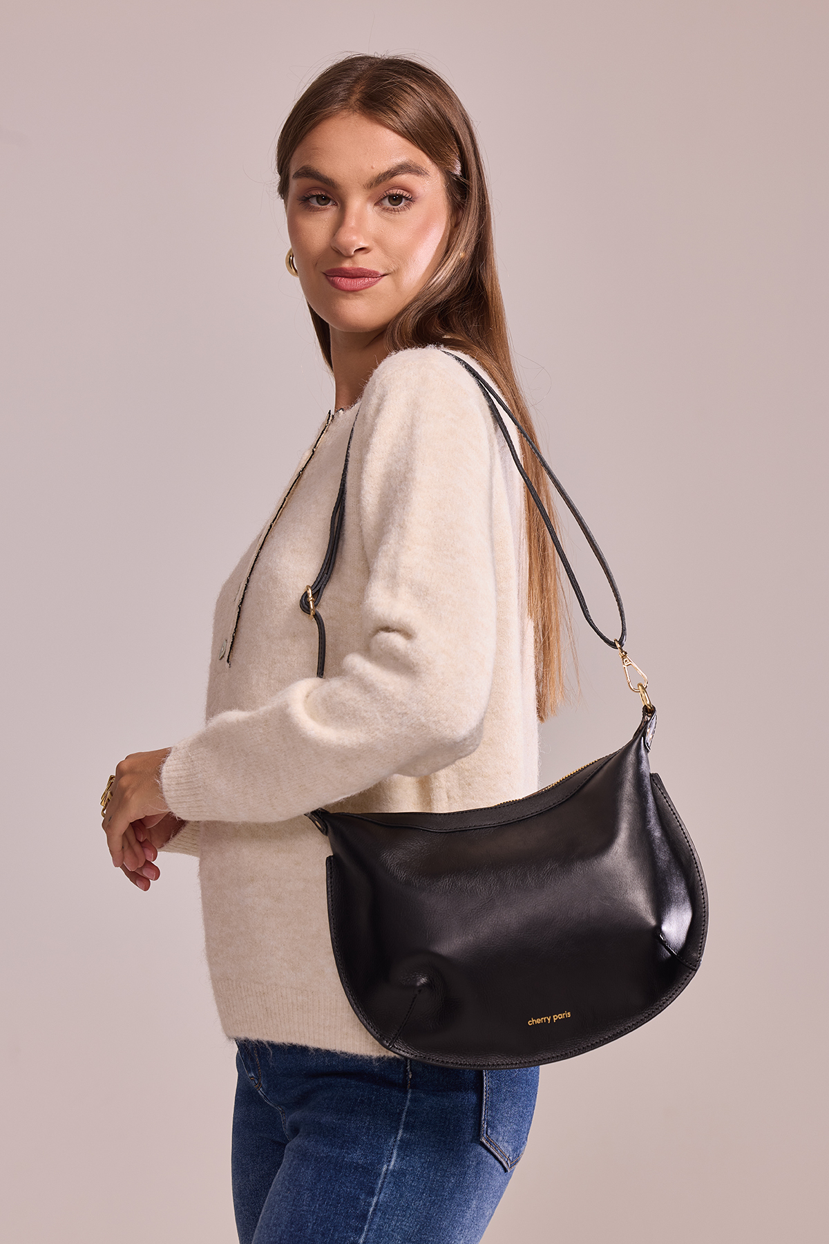 Cherry Paris Leather ANTONIA - 4181 Black 黑色