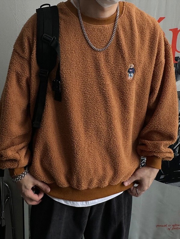 泰迪熊毛絨大學T