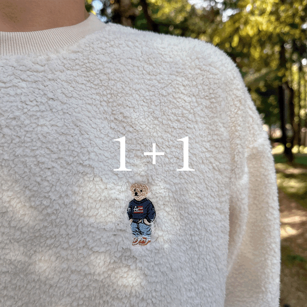 泰迪熊毛絨大學T