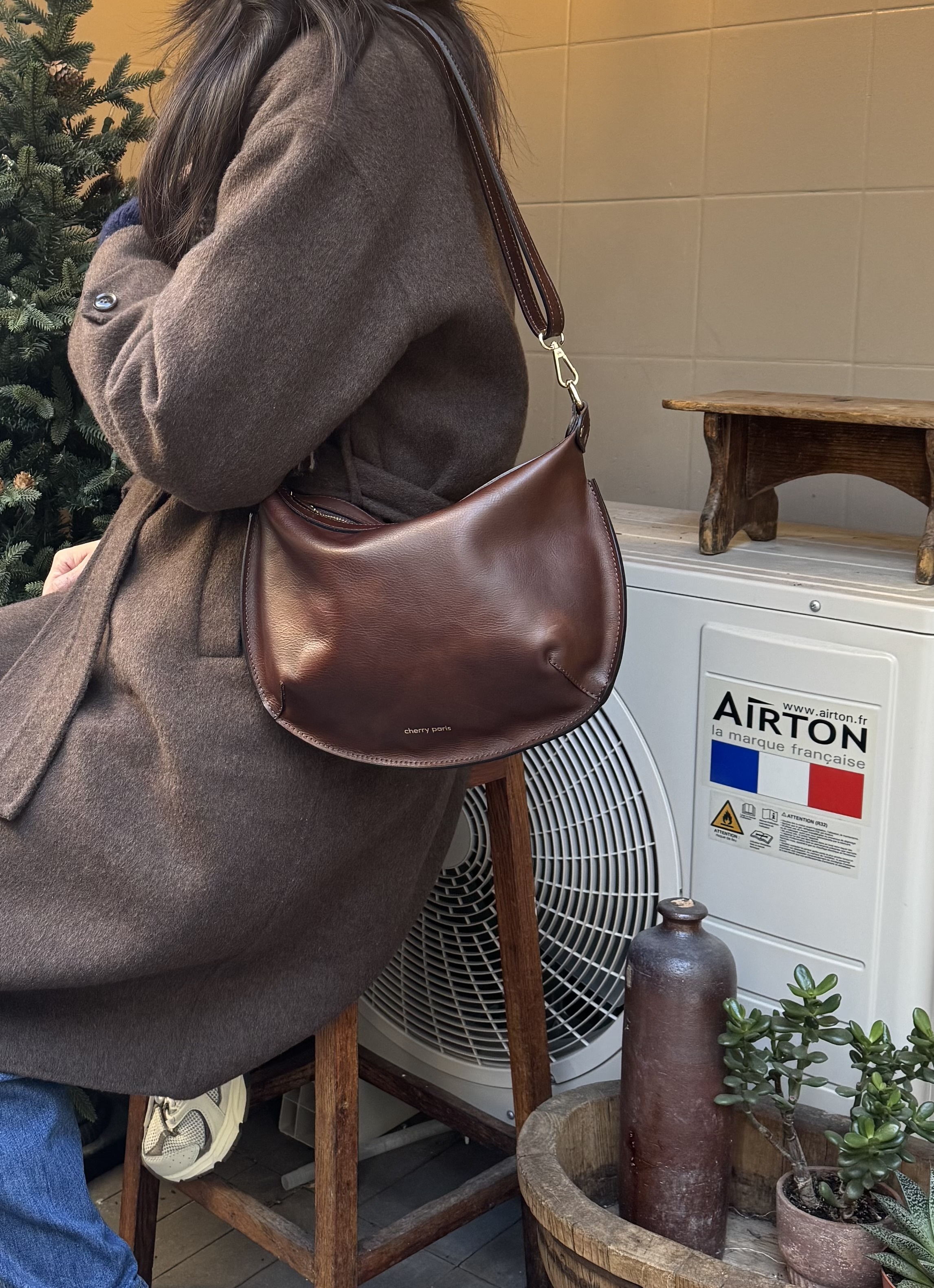 Cherry Paris Leather ANTONIA - 4181 Chocolate 朱古力