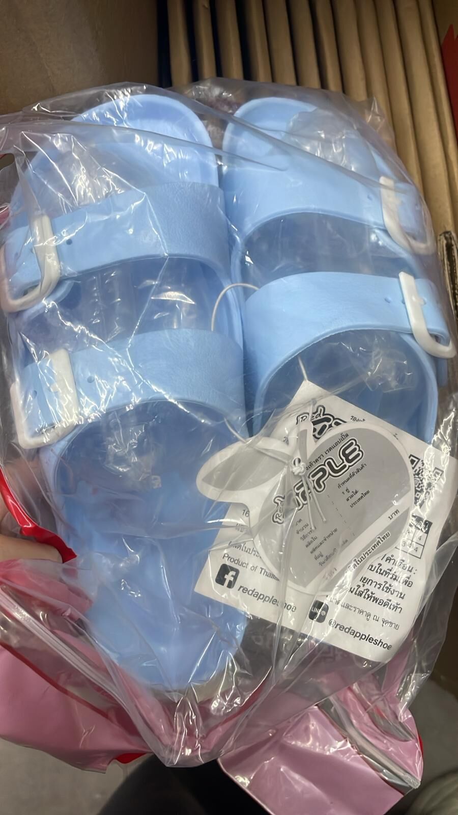 現貨 Red Apple馬卡龍厚底拖鞋