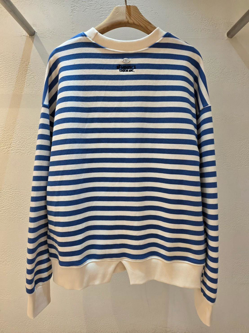 早春法式經典橫條紋棉T｜寬鬆舒適、耐看不退流行的日常基本款