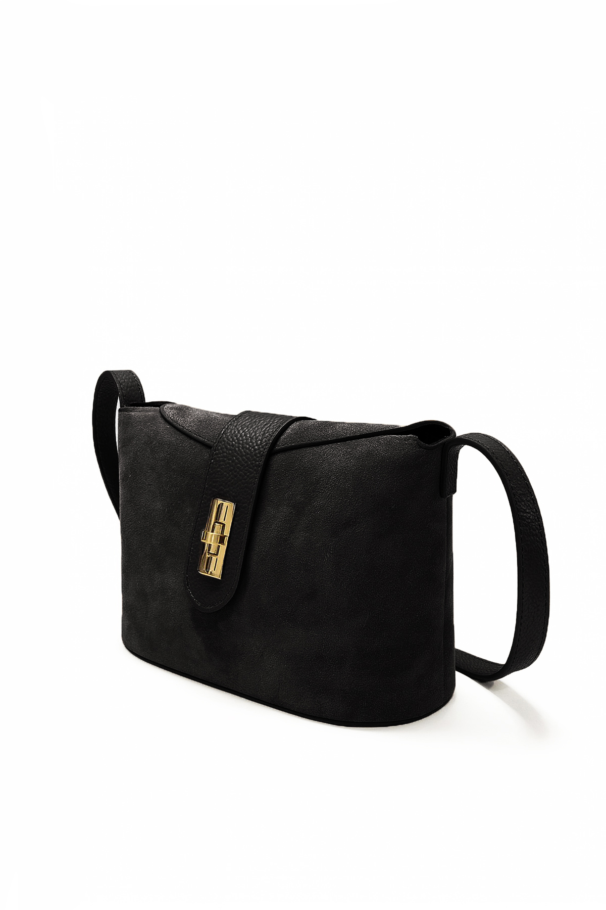 Cherry Paris Leather PRISCA SUÈDE - 4210 Black 黑色