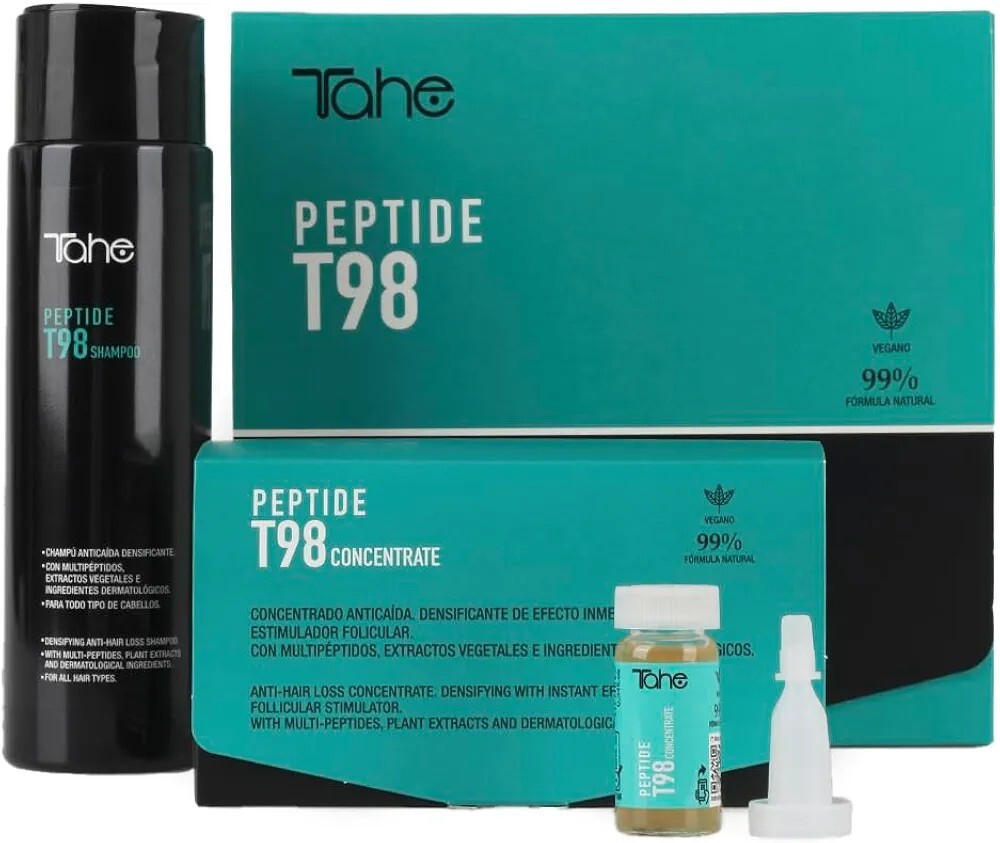 Tahe Peptide T98 Anti-Hair Loss Program Concentrate 50 Ml + Shampoo 300 MlTahe Peptide T98 Anti-Hair Loss Program