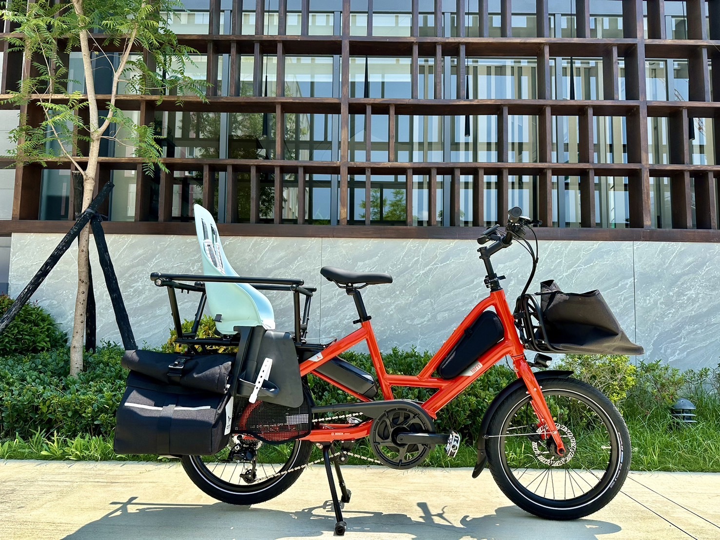 Tern Quick Haul D8 電動輔助自行車 Bosch電機 電動親子車 電動寵物車 Cargo ebike /灰藍
