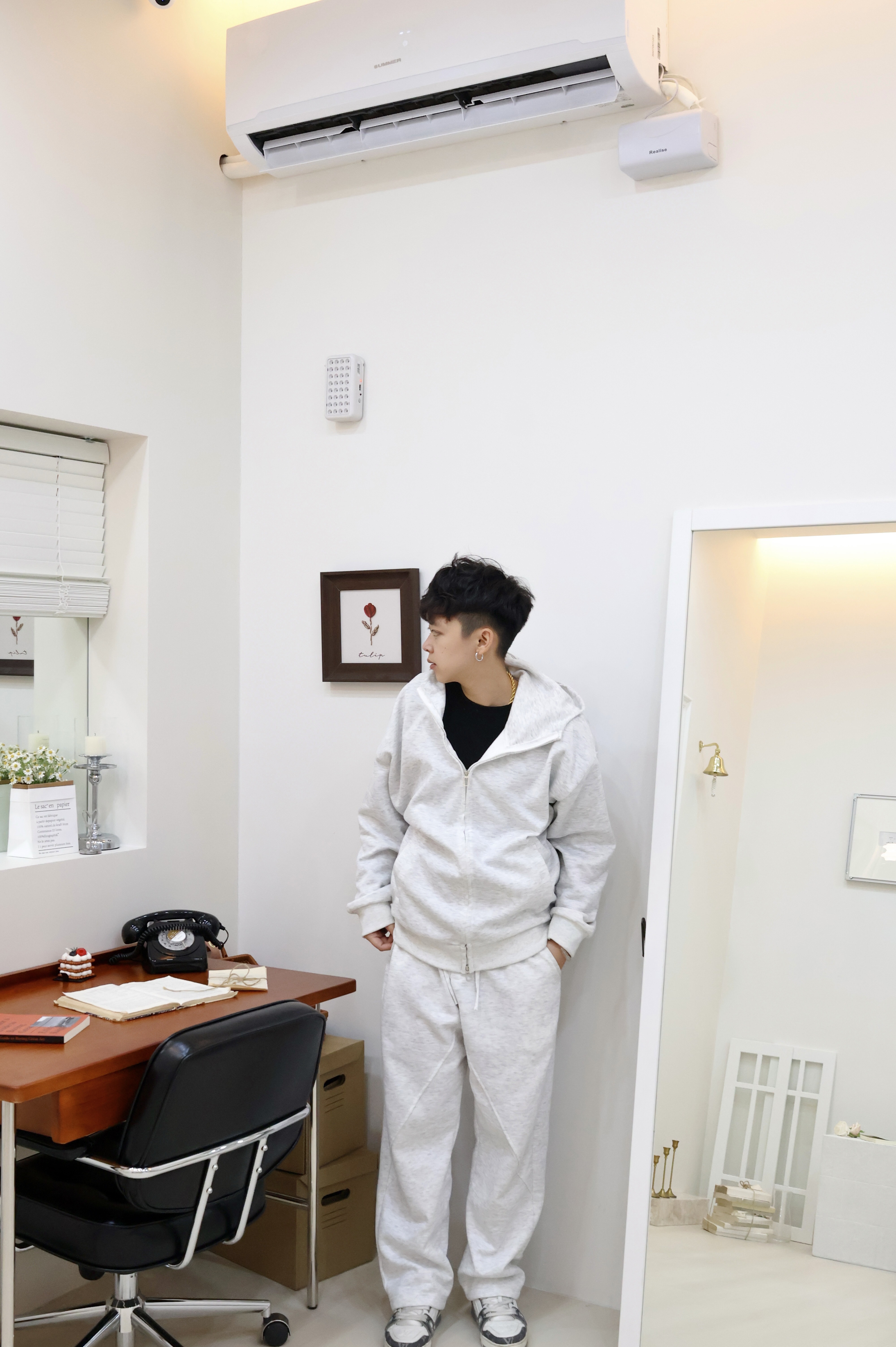 隨性慵懶衛衣套裝☁️