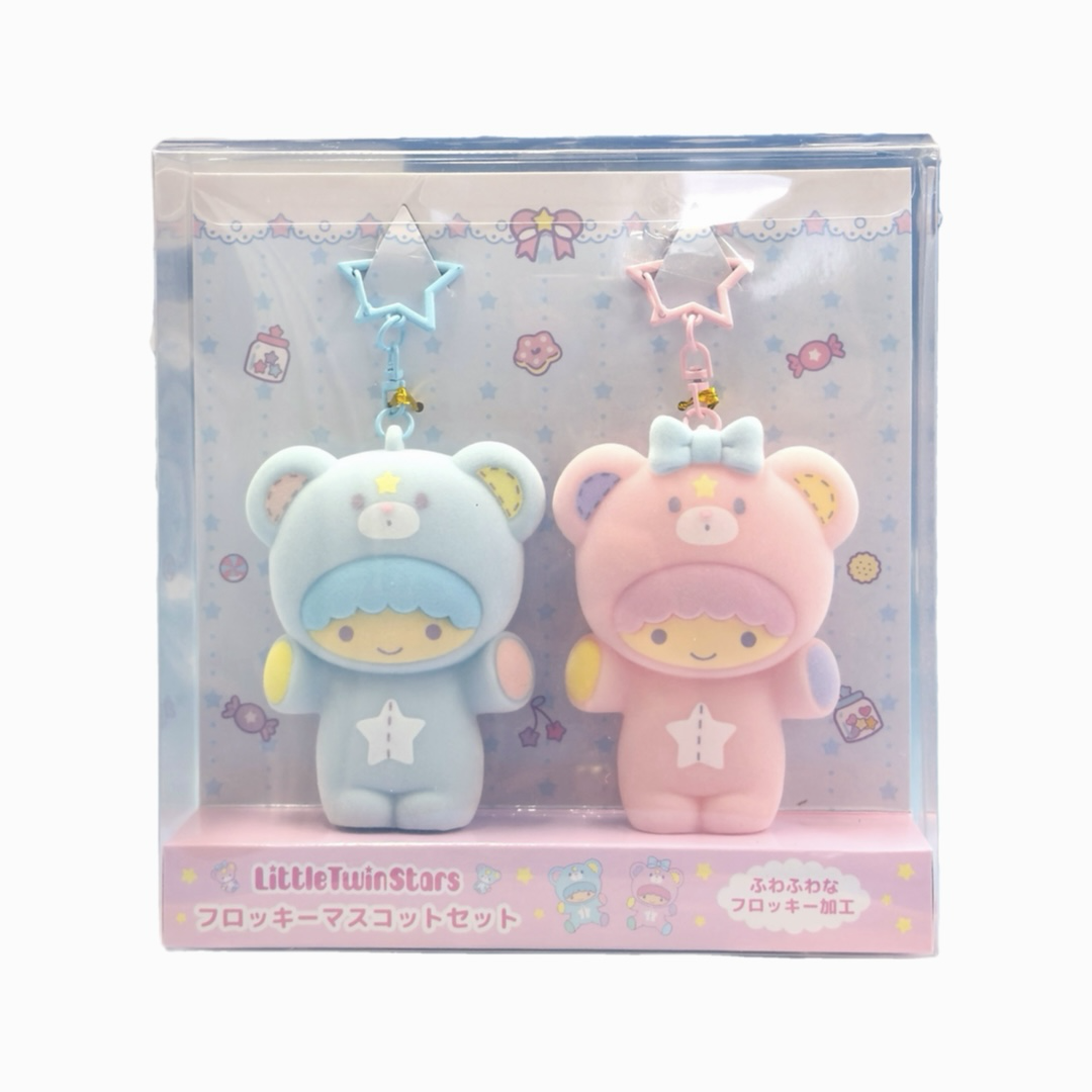 日本 Sanrio Little Twin Stars 夢幻之旅系列 - 植絨公仔匙扣對裝