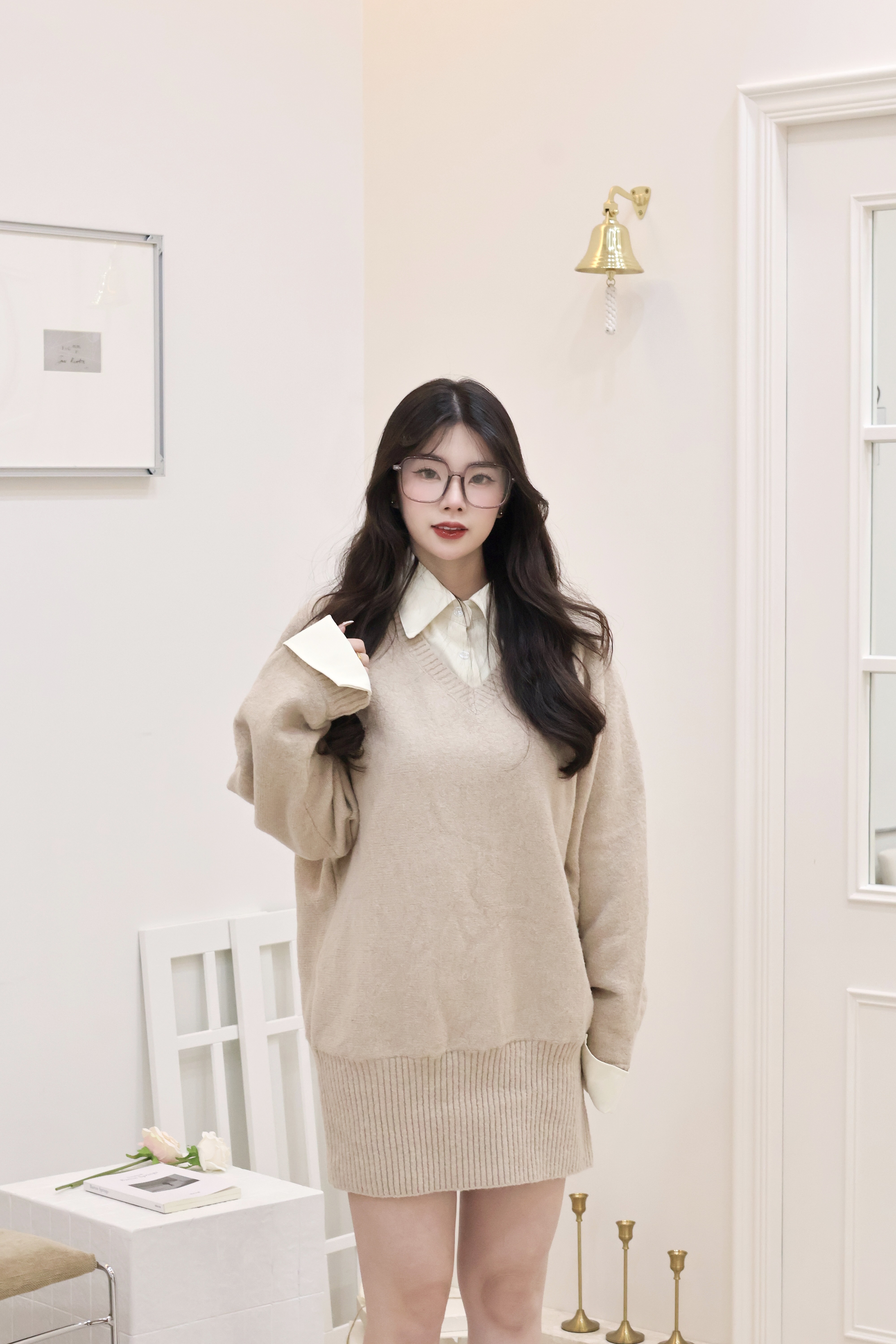 韓系假兩件套裝🍂