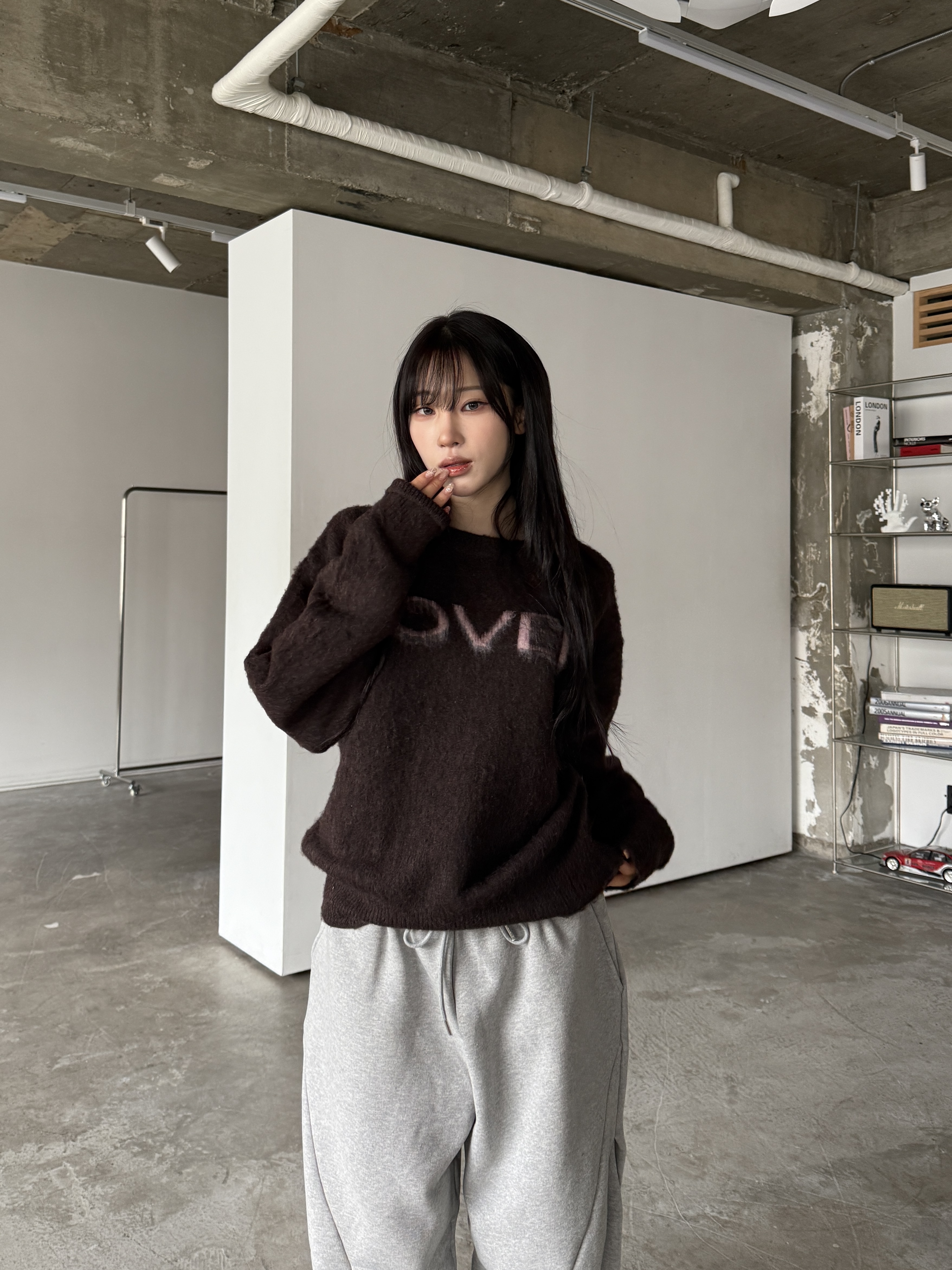 城市戀人 羊毛寬鬆針織長袖（部分現貨）