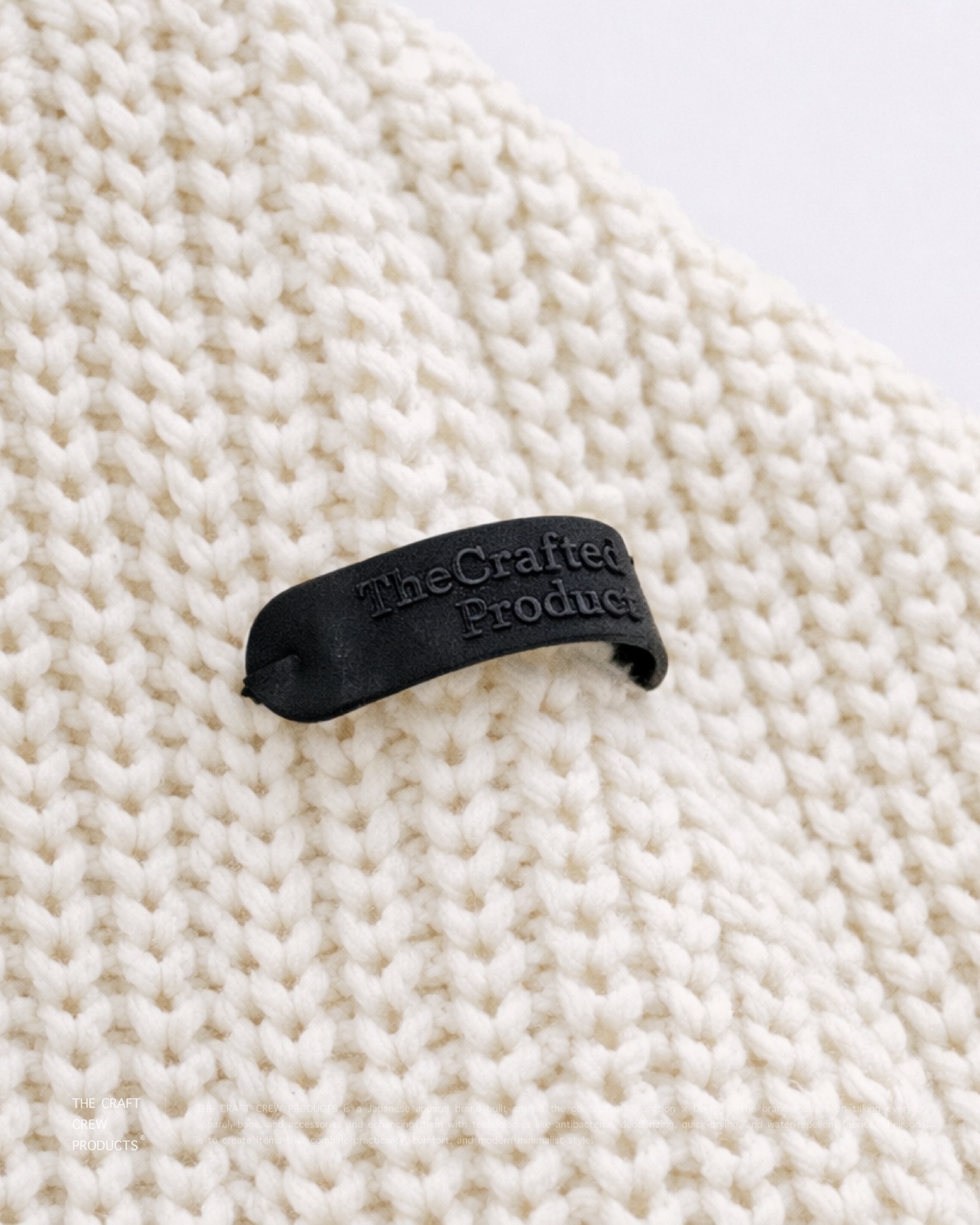 THE CRAFT CREW PRODUCTS - マルチコンフォートニット オーバーサイズ ラグラン クルーネックプルオーバー / ウォッシャブル・アンチピリング