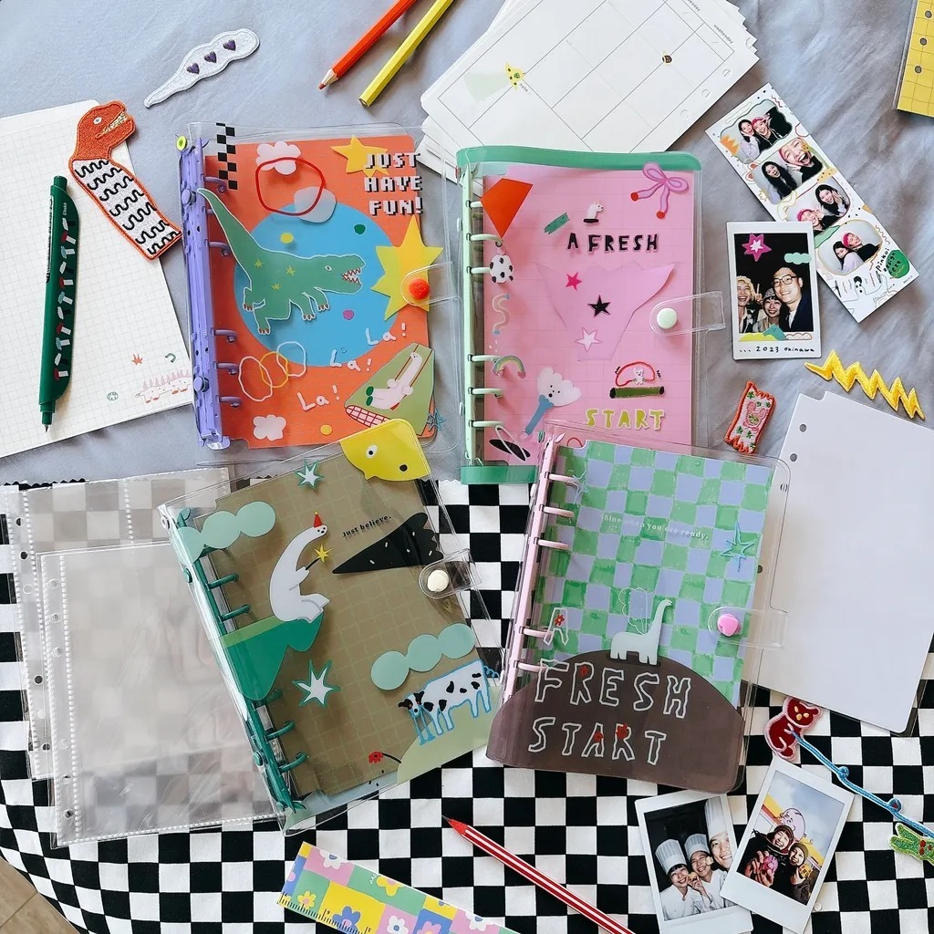 六孔活頁萬能本本 4款｜馬卡龍腳趾