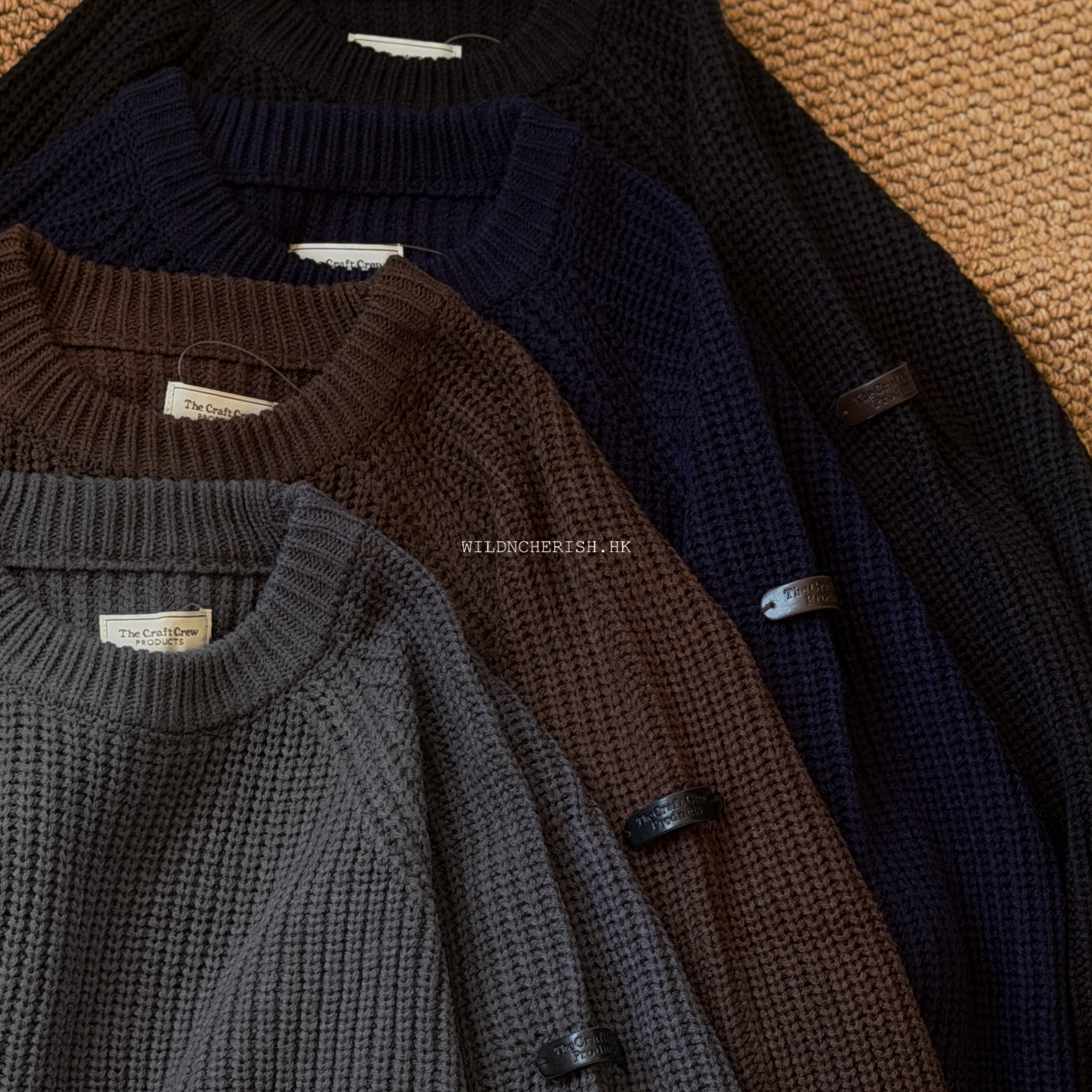 現貨 | The Craft Crew Product Raglan Crewneck Knit Pullover 針織