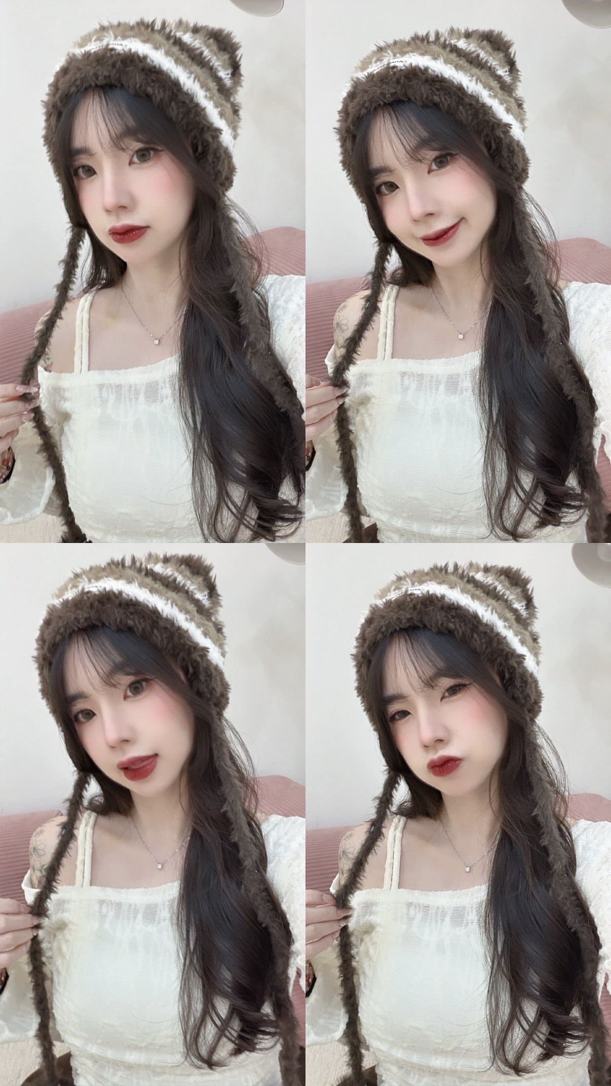 貓耳朵裝色毛帽🐈‍⬛