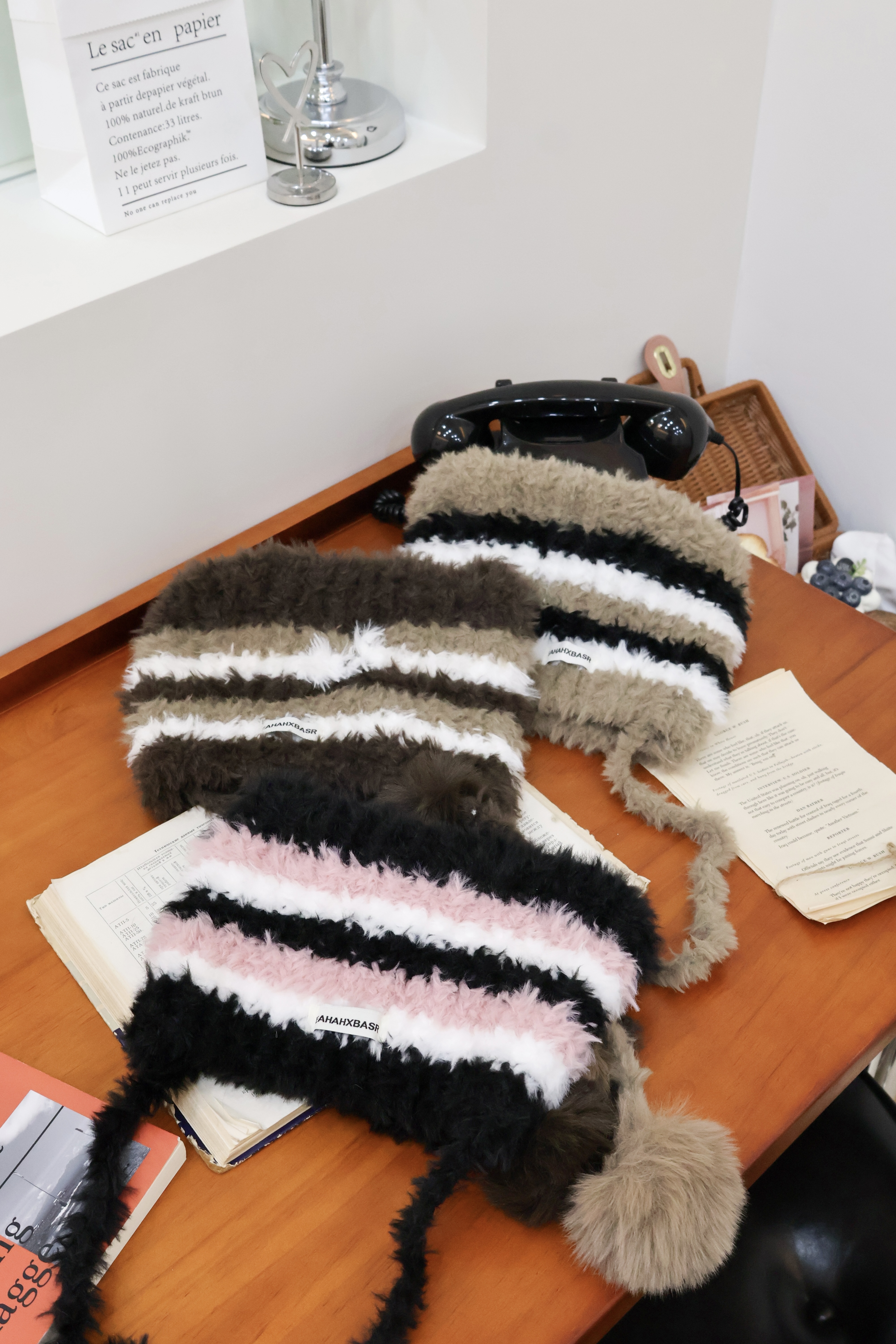 貓耳朵裝色毛帽🐈‍⬛