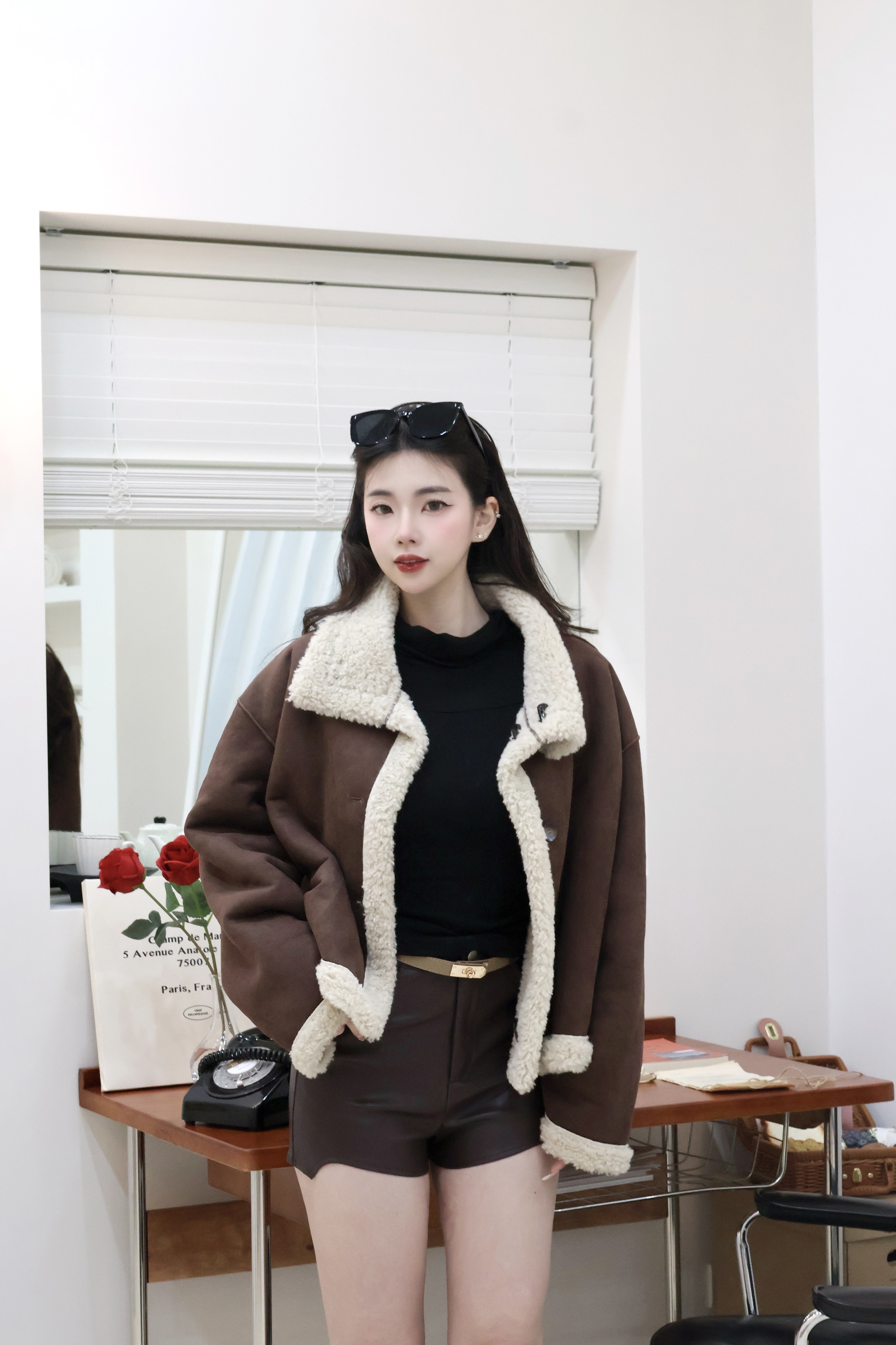 美拉德羊羔毛外套🍁