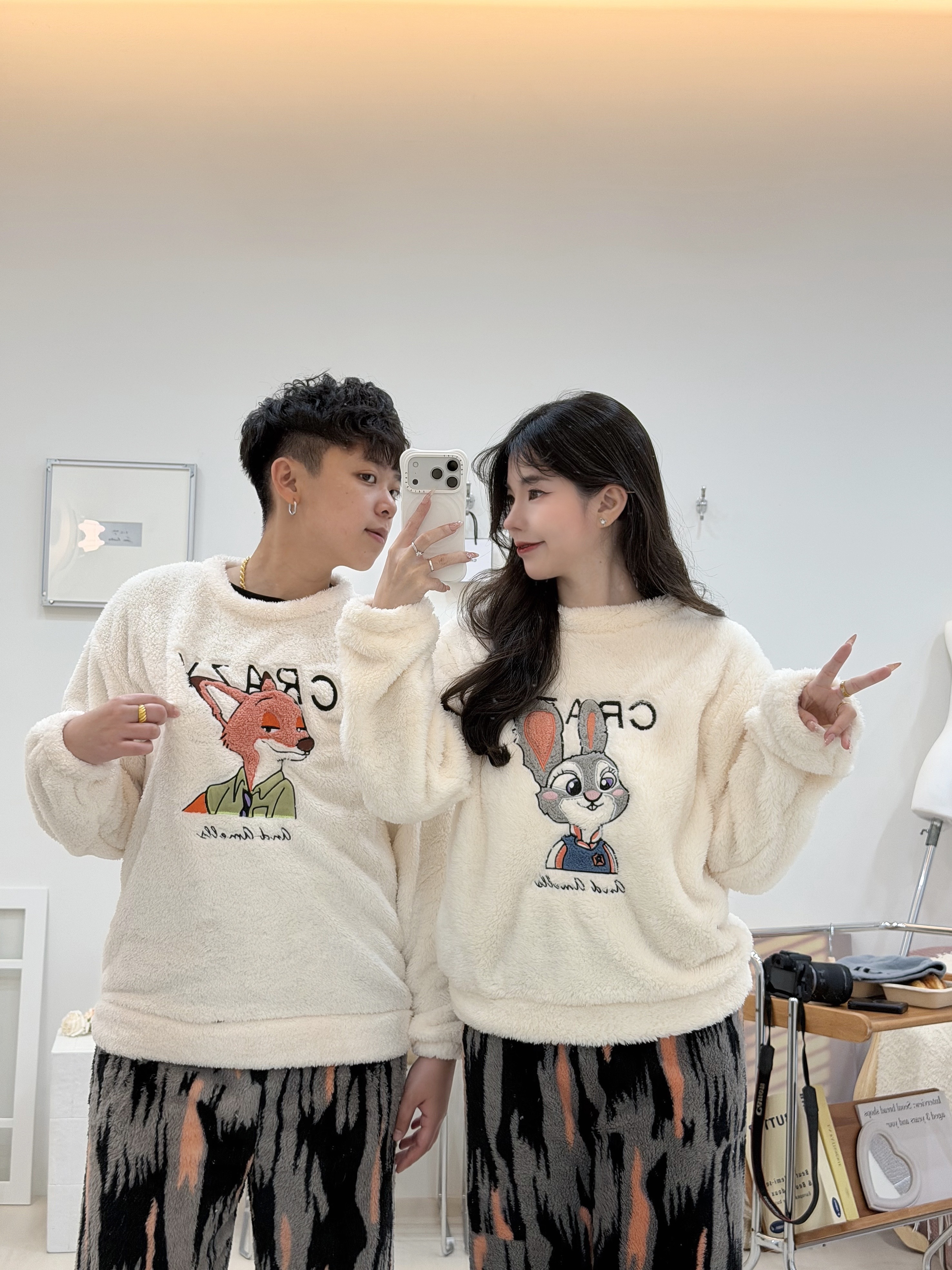 朱蒂尼克珊瑚絨睡衣🦊🐰