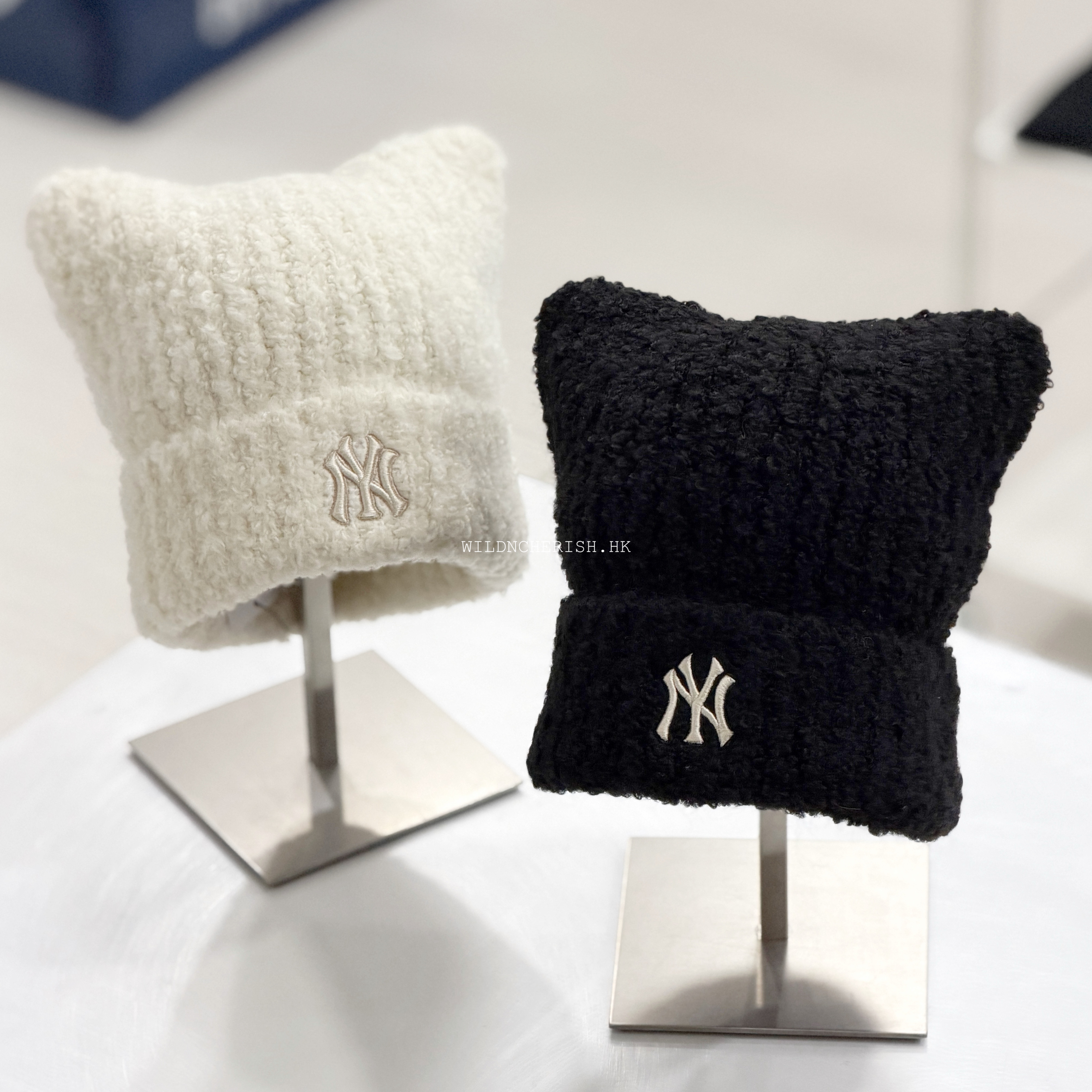 現貨 | MLB Plush Meowing Beanie 貓耳 冷帽
