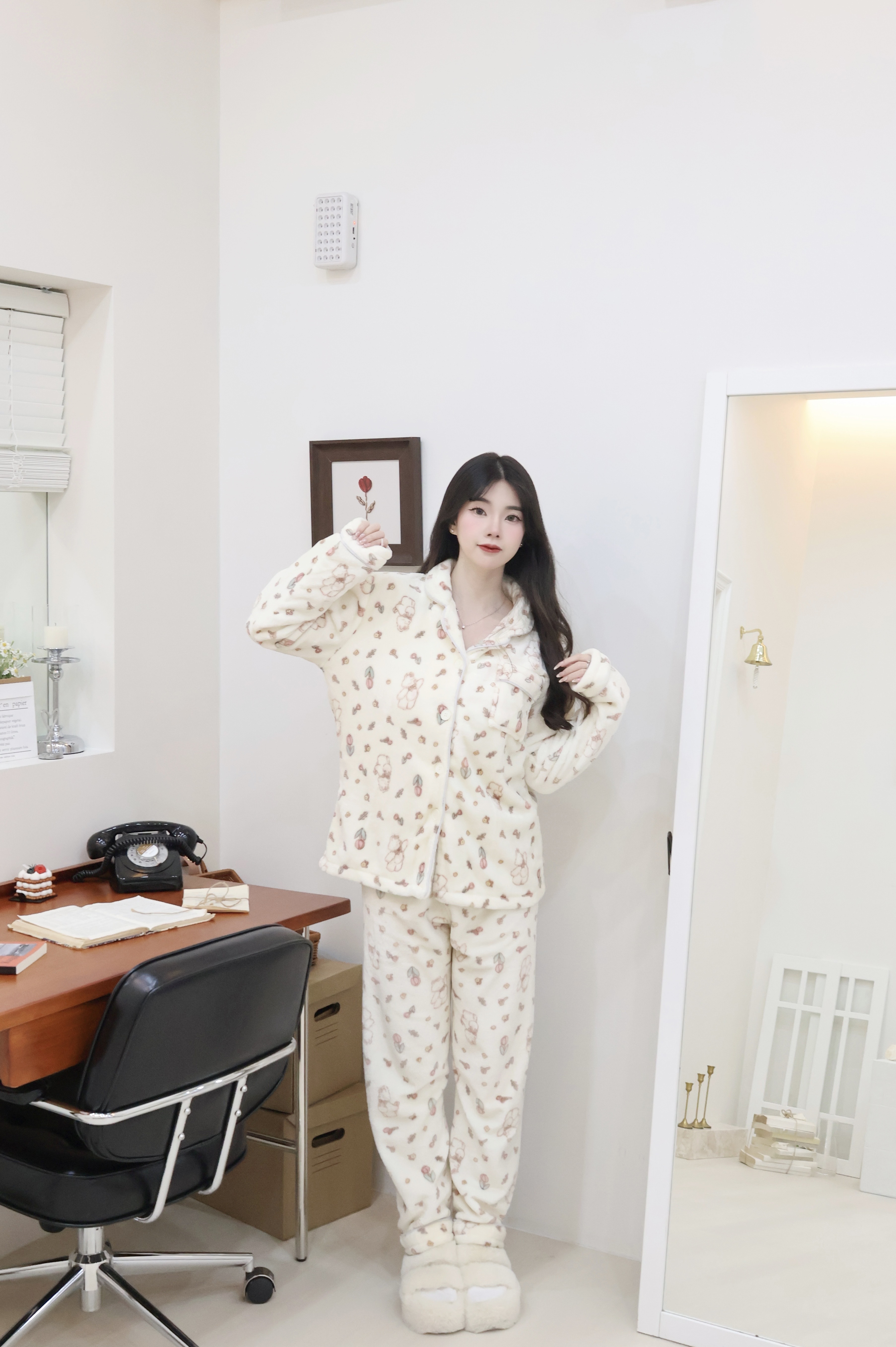 小兔子珊瑚絨睡衣🐰