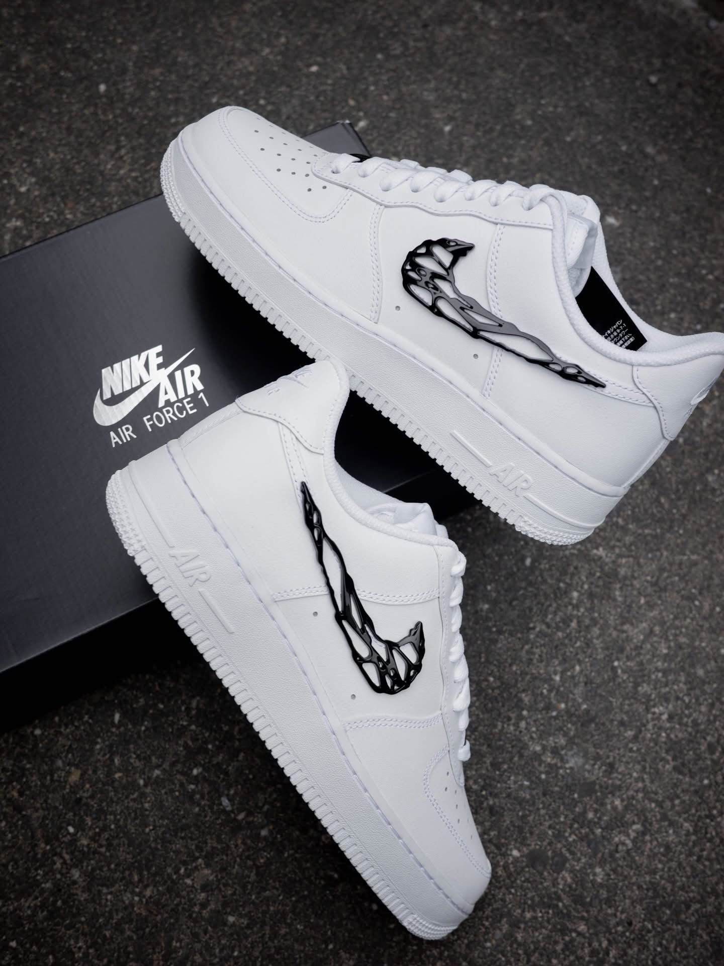 NIKE AIR FORCE 1 'Liquid Metal' 液態 金屬 猛毒 毒液 經典 休閒鞋【IF1686-101】