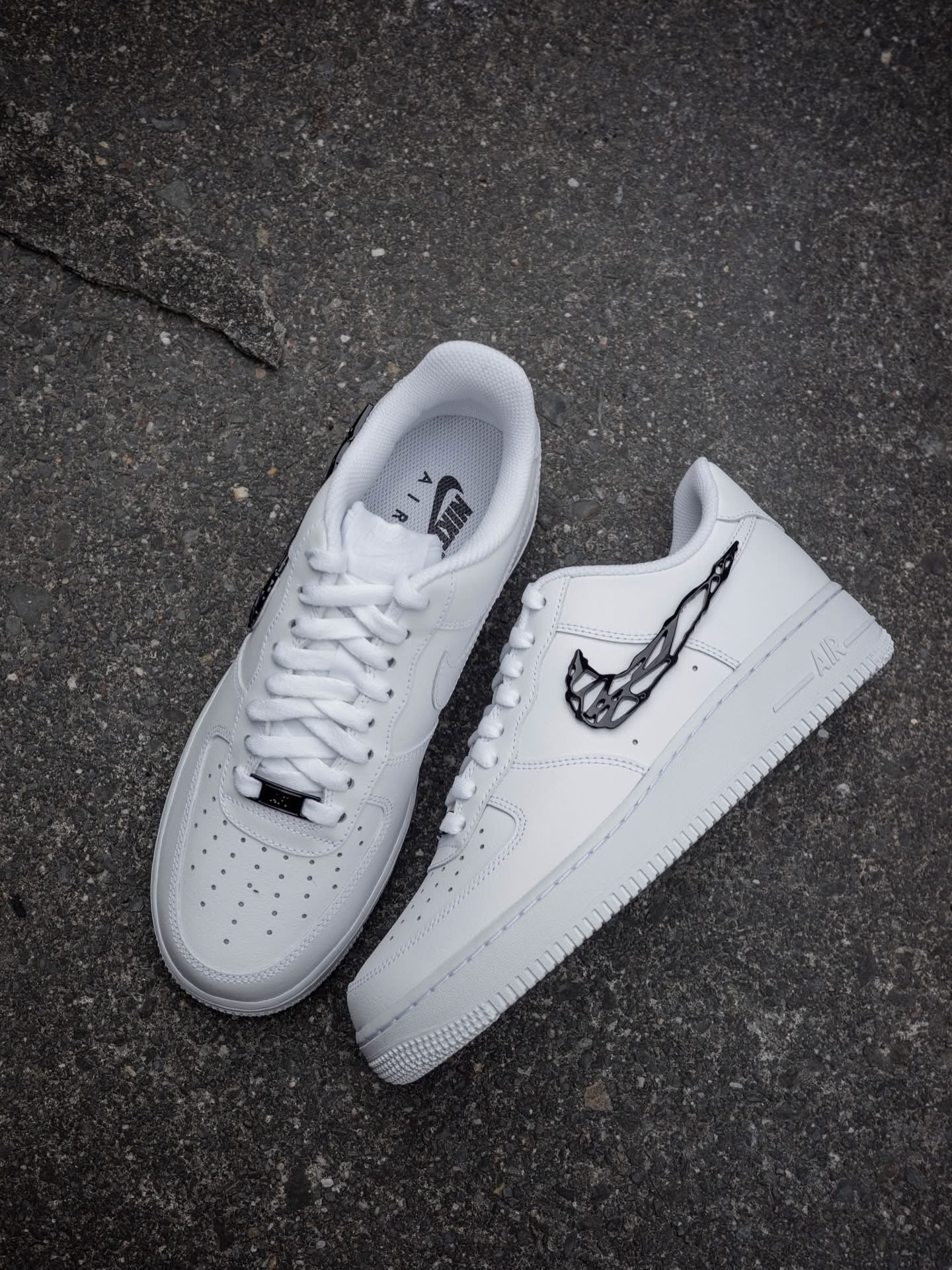 NIKE AIR FORCE 1 'Liquid Metal' 液態 金屬 猛毒 毒液 經典 休閒鞋【IF1686-101】