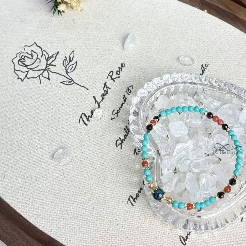 DS The Lovers｜法式塞納・鳳凰石綠松石 復古細鍊 (French Seine)