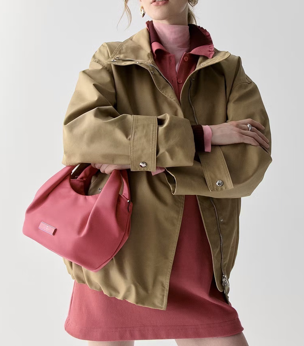 【現貨】KATE SPADE NEW YORK H011479 尼龍小號褶皺斜背包