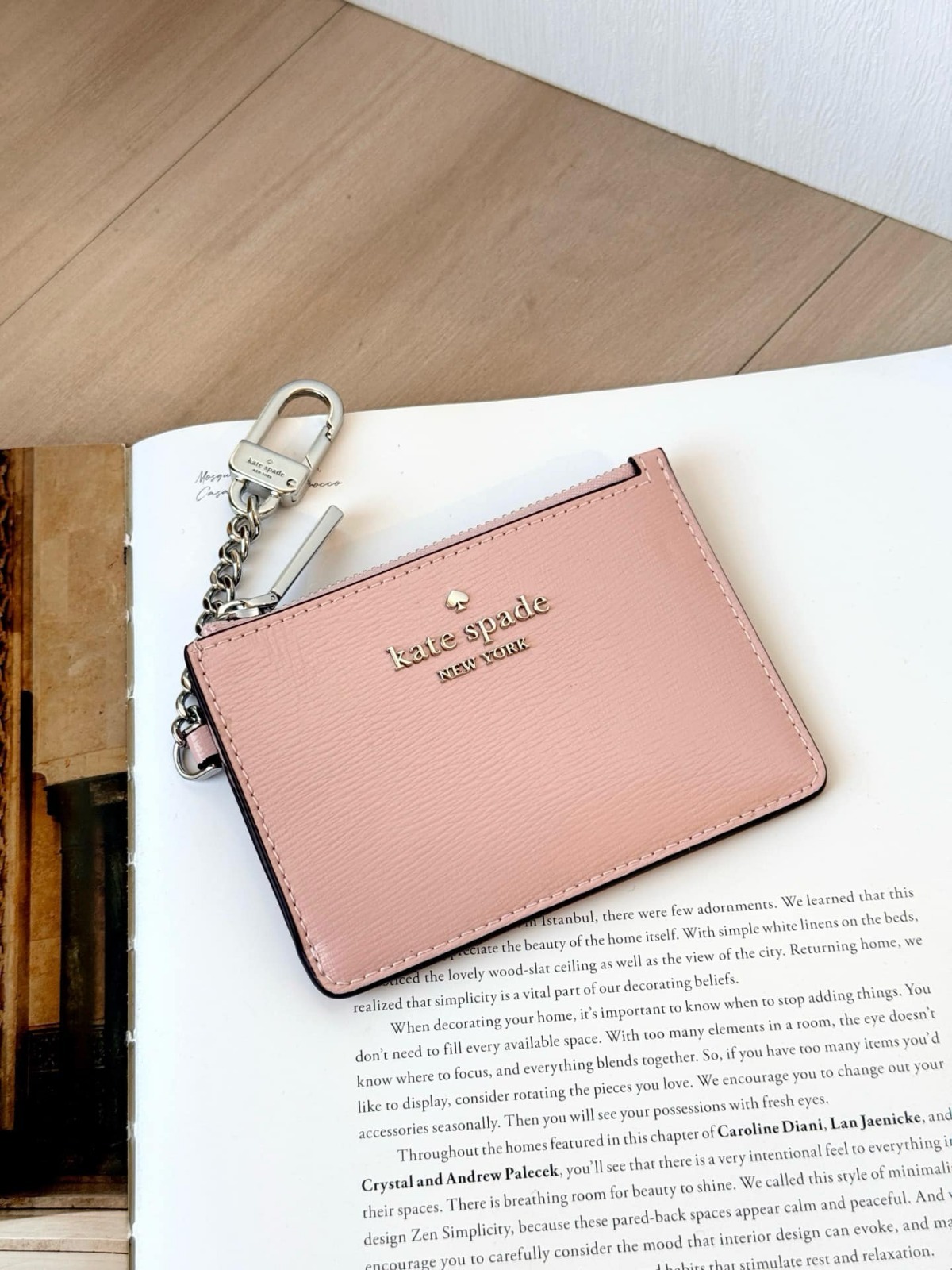 【預購】KATE SPADE NEW YORK H011482 鑰匙圈卡包