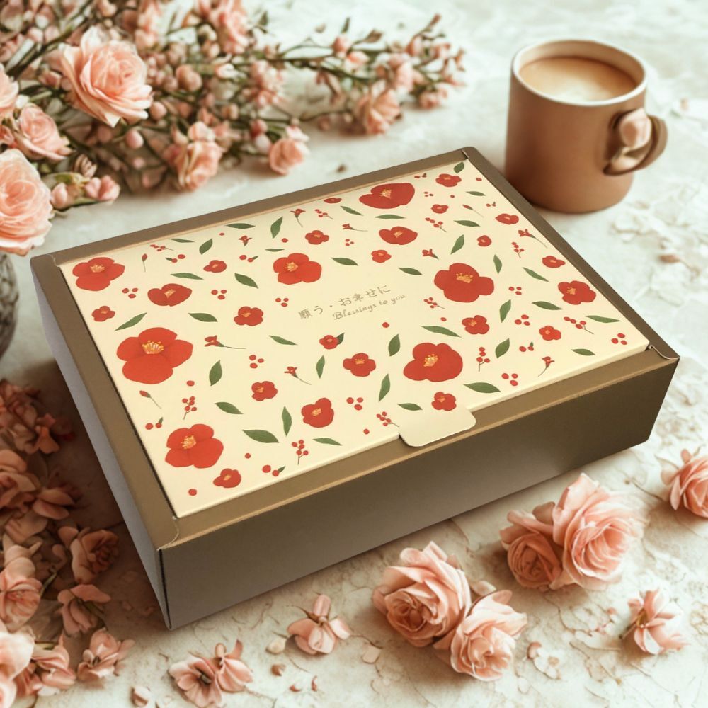 花財咖啡禮盒包裝圖