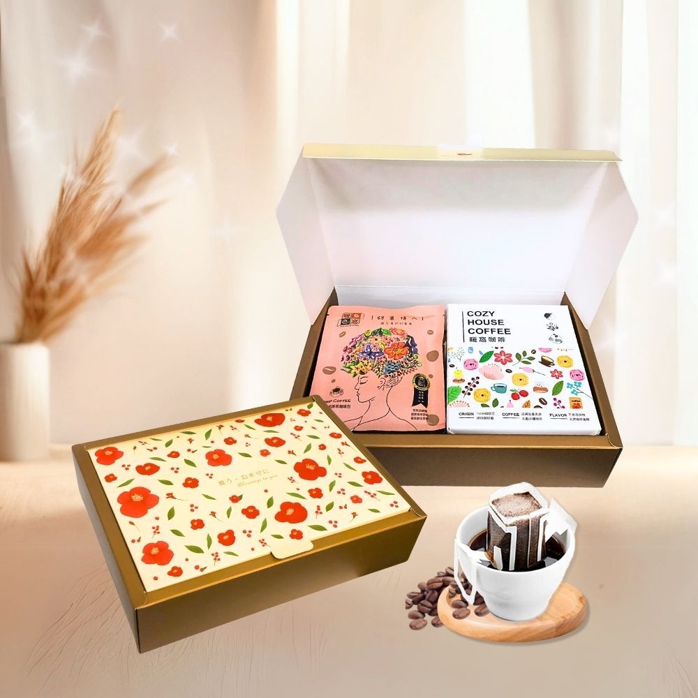 花財咖啡禮盒內容物