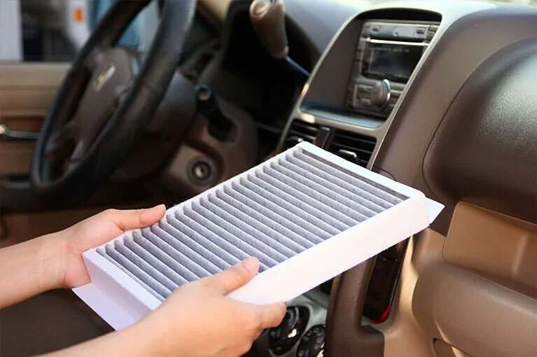 車內的汽車濾網